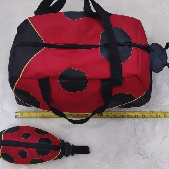 SAMMIES By SAMSONITE LADY BUG TRAVEL BAG With PENCIL CASE. - Picture 11 of 16